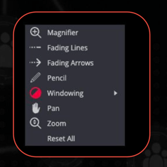 Collective Minds Viewer right mouse tools
