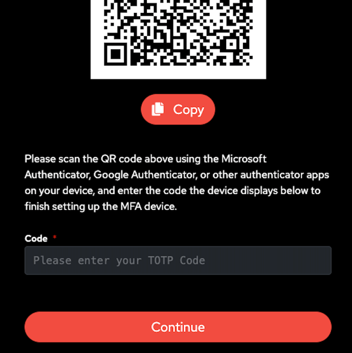 enter code