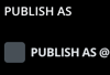 publish as